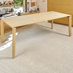 Rodam Esstische|Esstisch Passion Vollholz Eiche sandfarbig Ölbeize Mit Hartwachsanteil