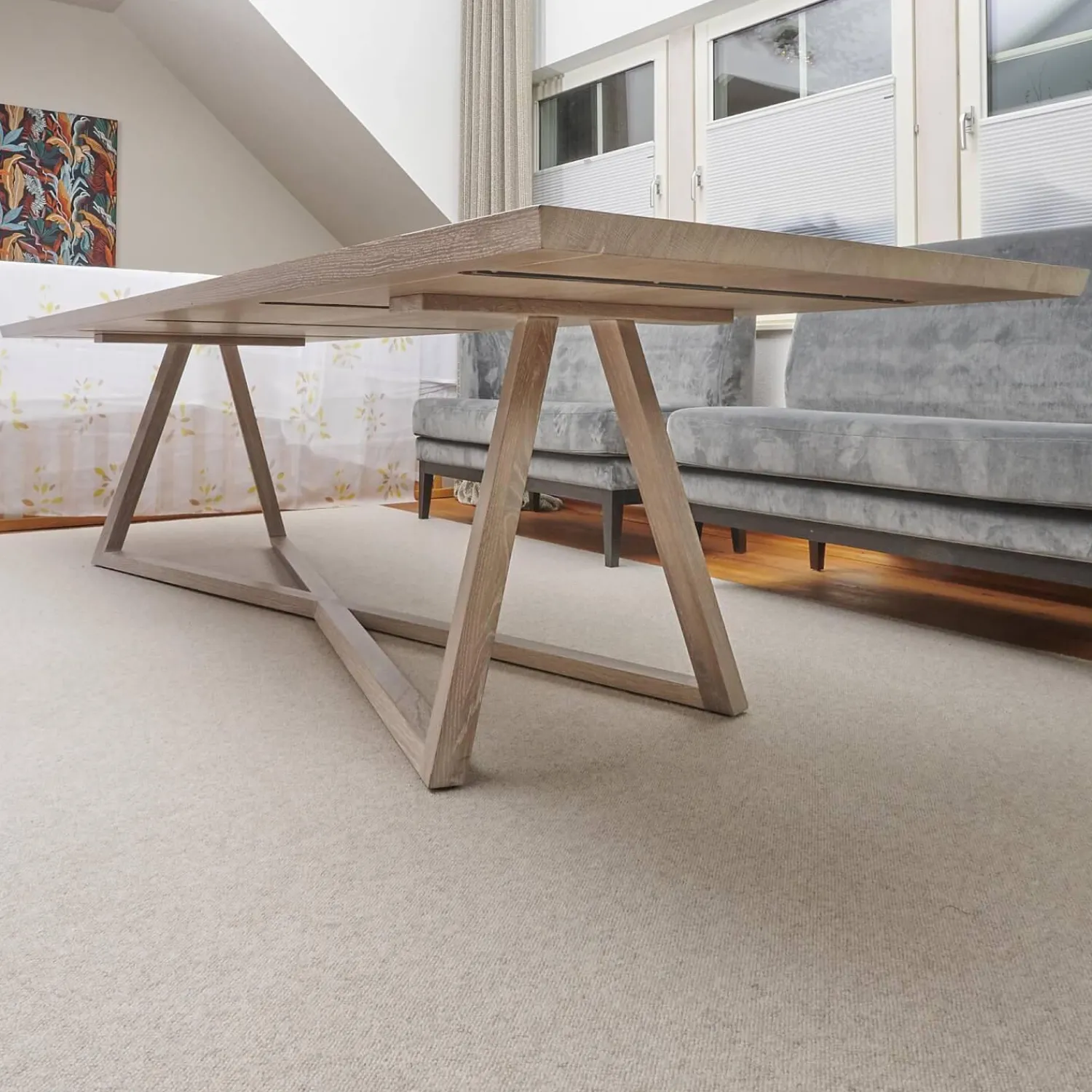 Bielefelder Werkstätten Esstische|Esstisch Polo Dining Eiche Pure Natural Grau Geräuchert Geölt