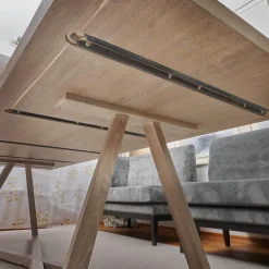 Bielefelder Werkstätten Esstische|Esstisch Polo Dining Eiche Pure Natural Grau Geräuchert Geölt