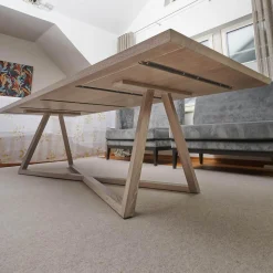 Bielefelder Werkstätten Esstische|Esstisch Polo Dining Eiche Pure Natural Grau Geräuchert Geölt