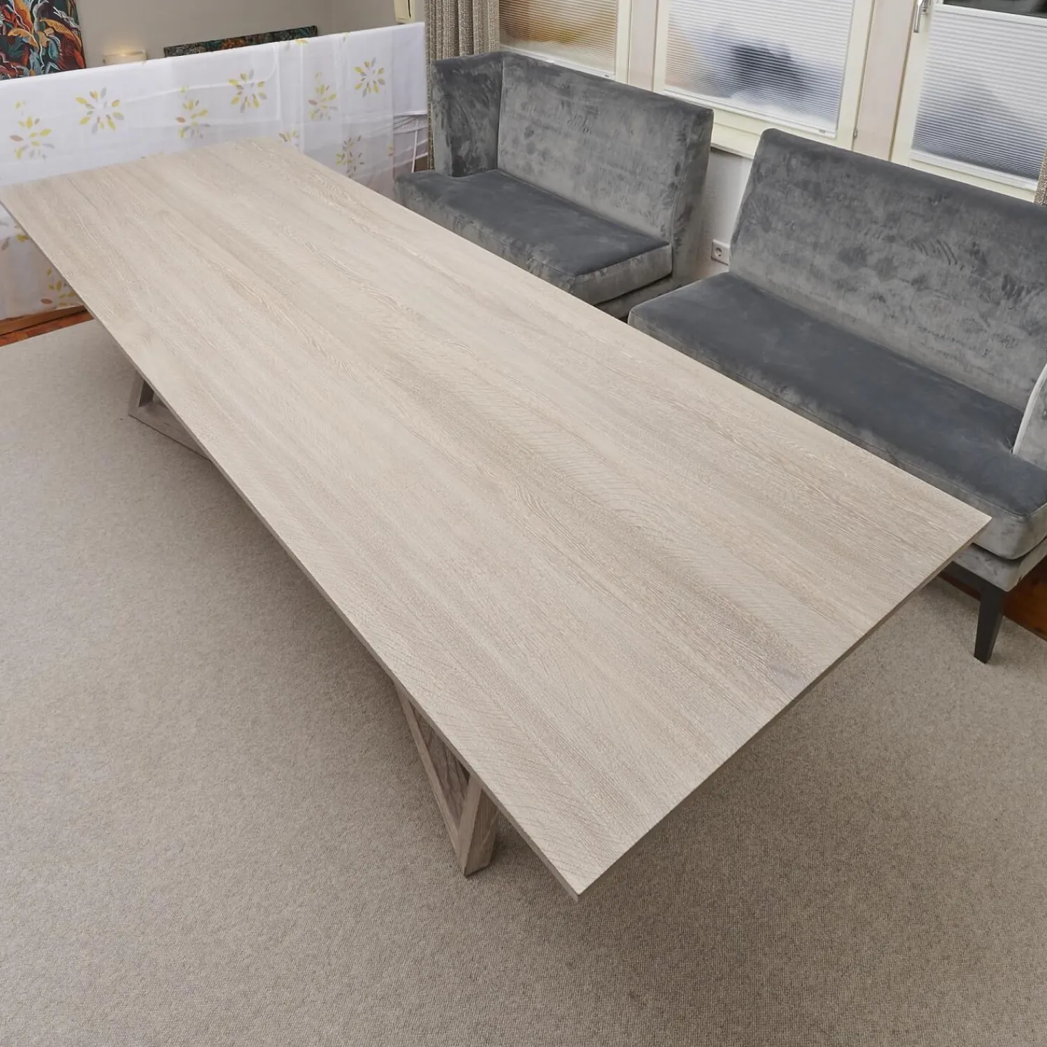 Bielefelder Werkstätten Esstische|Esstisch Polo Dining Eiche Pure Natural Grau Geräuchert Geölt