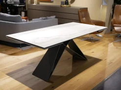 Cattelan Italia Esstische|Esstisch Premier Keramik Drive Marmi Matt Golden Calacatta KM05