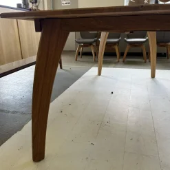 Scholtissek Esstische|Esstisch Rasant Knorrige Eiche Natur Geölt Äste Mit Harz Ausgegossen Inklusive Auszug