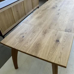 Scholtissek Esstische|Esstisch Rasant Knorrige Eiche Natur Geölt Äste Mit Harz Ausgegossen Inklusive Auszug