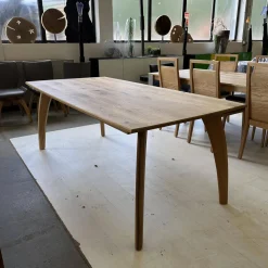 Scholtissek Esstische|Esstisch Rasant Knorrige Eiche Natur Geölt Äste Mit Harz Ausgegossen Inklusive Auszug