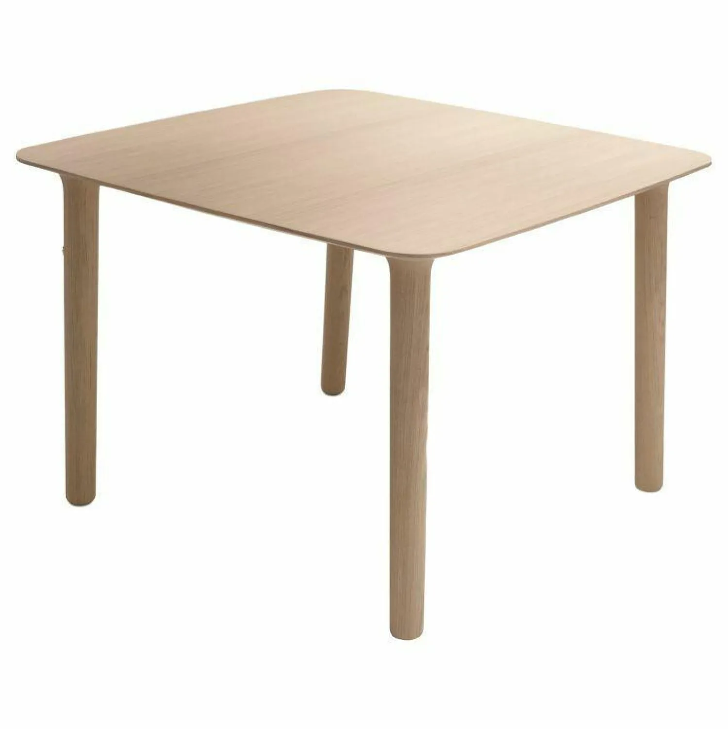 Treku Esstische|Esstisch Roll Platte Furnier Eiche Natur Gestell Eiche Natur