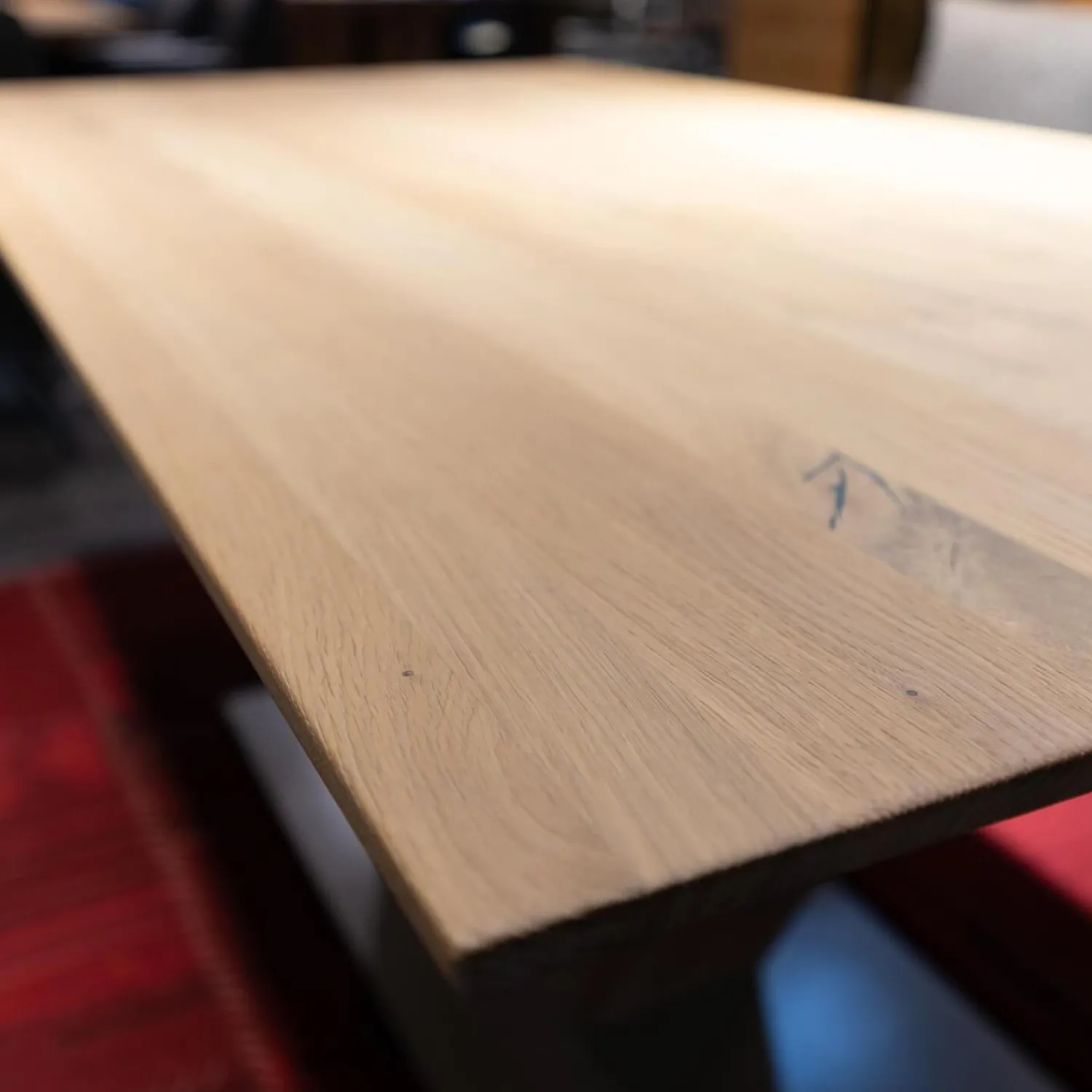 Natura Esstische|Esstisch San Francisco Asteiche Gestell V-Form Massiv Bianco Geölt