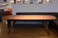 Walter Knoll Esstische|Esstisch Seito Nussbaum Massiv Geölt mit Splintanteil