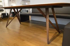 Walter Knoll Esstische|Esstisch Seito Nussbaum Massiv Geölt mit Splintanteil