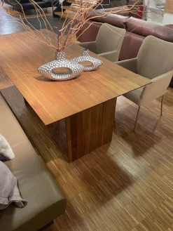 Rodam Esstische|Esstisch Sigma Eiche Massiv Geräuchert Inklusive Auszug