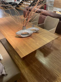 Rodam Esstische|Esstisch Sigma Eiche Massiv Geräuchert Inklusive Auszug