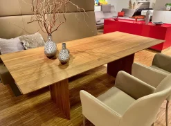 Rodam Esstische|Esstisch Sigma Eiche Massiv Geräuchert Inklusive Auszug