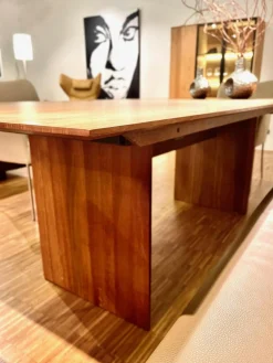 Rodam Esstische|Esstisch Sigma Eiche Massiv Geräuchert Inklusive Auszug