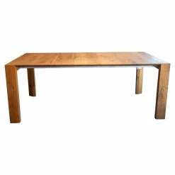 Scholtissek Esstische|Esstisch SL 1 Ausziehbar Astnuss Naturgeölt mit Harzausguss