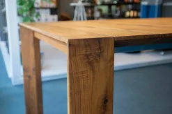 Scholtissek Esstische|Esstisch SL 1 Ausziehbar Astnuss Naturgeölt mit Harzausguss