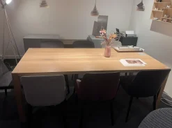 e15 Esstische|Esstisch Sloane Europäische Eiche Weiß Pigmentiert Gewachst Ohne Stühle