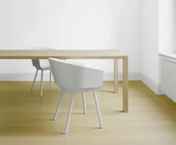 e15 Esstische|Esstisch Sloane Europäische Eiche Weiß Pigmentiert Gewachst Ohne Stühle