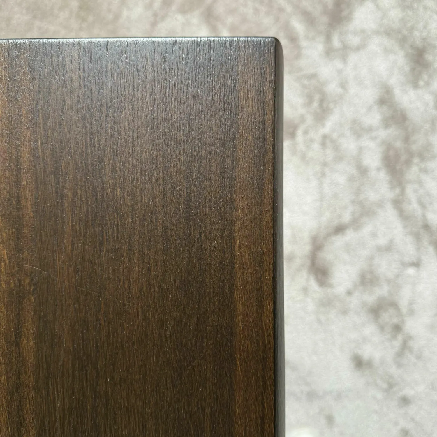 Cattelan Italia Esstische|Esstisch Spyder Wood Platte Eiche Verbrannt Gestell Stahl Graphit Matt Grau Lackiert