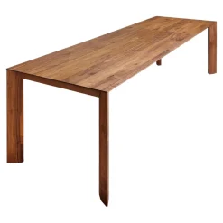 Scholtissek Esstische|Esstisch SR1 Light Massiv Astnussbaum Geölt Ausziehbar Astlöcher Mit Harz