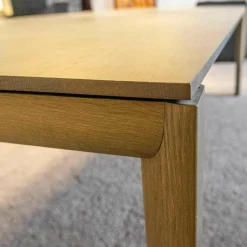 Christine Kröncke Esstische|Esstisch Surf Eiche Massiv Schiefergrau Lackiert