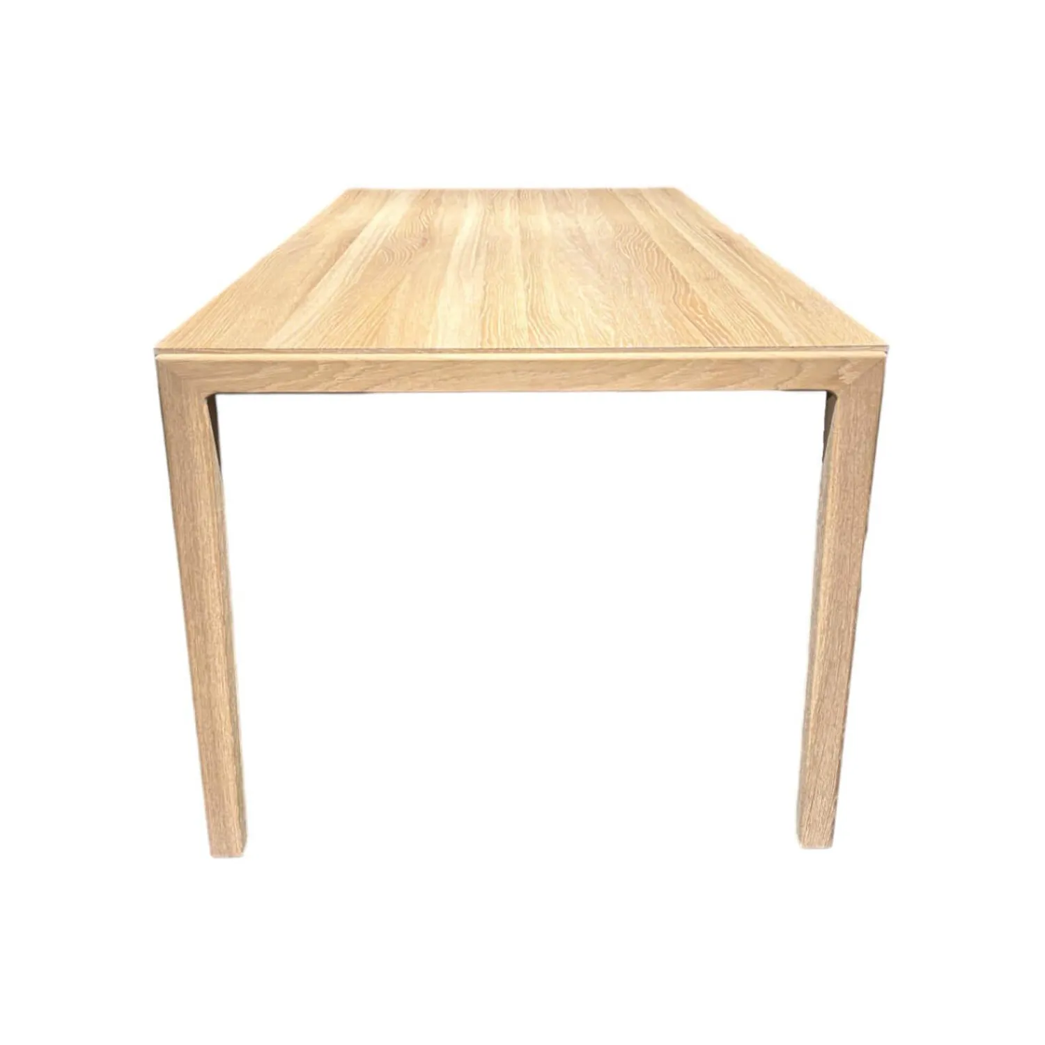 Team 7 Esstische|Esstisch Tak Eiche Naturöl Weiß Holzfuß Mit 100cm Auszug