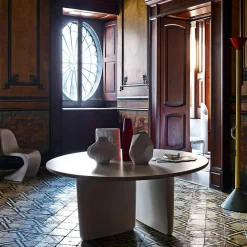 B&B Italia Esstische|Esstisch Tobi-Ishi Zementmörtel Schwarz