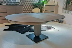 Bacher Esstische|Esstisch Todo 6116 M60A Keramik Matt Rock Cemento Grigio Grau