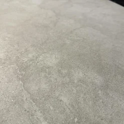 Bacher Esstische|Esstisch Todo 6116 Platte Keramik Matt Rock Grigio Grau Säule Lack Matt Bodenplatte Metall Schwarz Tiefmatt Ausziehbar