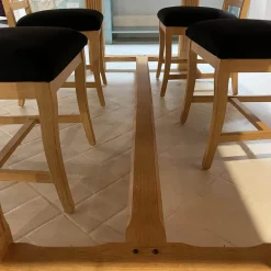 Maison Essgruppen|Esstisch Und 4 Stühle Terra Pinie Massiv Bezug Stoff Regula 1637-05