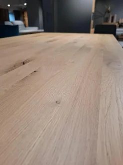 Voglauer Esstische|Esstisch Vgalvino Wildeiche Rustico Schwarz Geölt mit 2 Tischverlängerungen