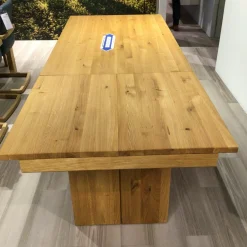 Wimmer Esstische|Esstisch Waldsee Wangenesstisch Asteiche Natur Gestellauszug Einhandtechnik