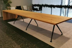 Wagner Esstische|Esstisch W-Table Vollholz Eiche Geölt Tischbeine Aluminium Schwarz Pulverbeschichtet