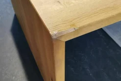 Wagner Esstische|Esstisch W-Table Vollholz Eiche Geölt Tischbeine Aluminium Schwarz Pulverbeschichtet