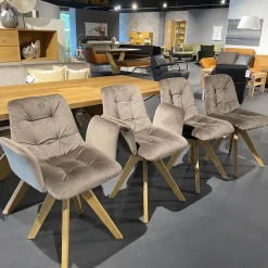 Hartmann Essgruppen|Esstischgruppe 4-er Stuhlgruppe Ennaj 2 Armlehner 2 Stühle 1 Bank