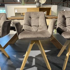 Hartmann Essgruppen|Esstischgruppe 4-er Stuhlgruppe Ennaj 2 Armlehner 2 Stühle 1 Bank