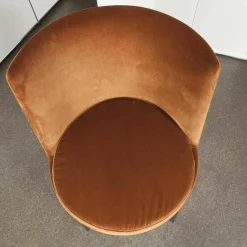 Flexform Einzelstühle|Esszimmerstuhl Feel Good Stoff Eldorado Orange