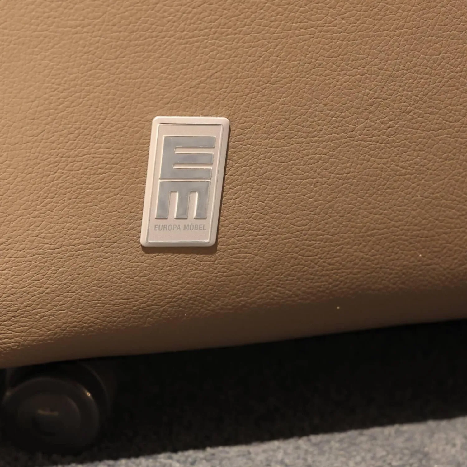 himolla Fernsehsessel|Fernsehsessel Kassel Bezug Leder 71 Torro Vulkan Braun Füße Rollen Kunststoff Schwarz