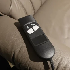 himolla Fernsehsessel|Fernsehsessel Kassel Bezug Leder 71 Torro Vulkan Braun Füße Rollen Kunststoff Schwarz