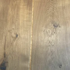 Team 7 Esstische|Fixtisch Echt.zeit Holz Eiche Gebürstet Urig Naturöl Gestell Schwarz Metallwangen