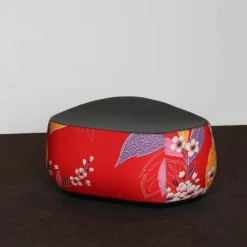 Moroso Hocker & Sitzsäcke|Fjord Hocker Bezug 10795 Cat. T Rot Gelb Violet Blau 0503 Leder Nero 0064 Cat. T