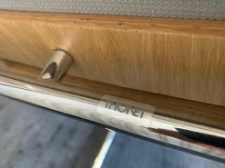 Thonet Einzelstühle|Freischwinger Stoff Cava 3 124 Achatgrau Gestell Chrom