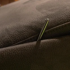 Steinpol Polstergruppen|Funktionseckgarnitur Relaxa 5 0 Stoff Herkules Steel 44 D Schwarz Aluminium Säulenfuß Und Drehteller Edelstahl