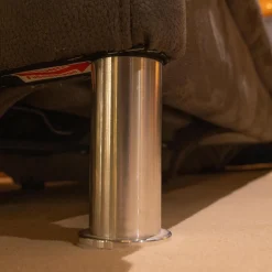 Steinpol Polstergruppen|Funktionseckgarnitur Relaxa 5 0 Stoff Herkules Steel 44 D Schwarz Aluminium Säulenfuß Und Drehteller Edelstahl