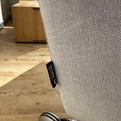 Brühl Daybeds & Recamieren|Funktionsliege Tam Stoff Dess 2813 93 Grau Gestell Metall Glänzend Verchromt Seitenlehne Verschieb Und Abklappbar Mit Spitzkissen