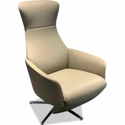FSM Relaxsessel|Funktionssessel Cleo Leder Taupe A91