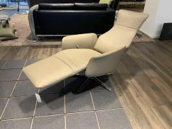 FSM Relaxsessel|Funktionssessel Cleo Leder Taupe A91