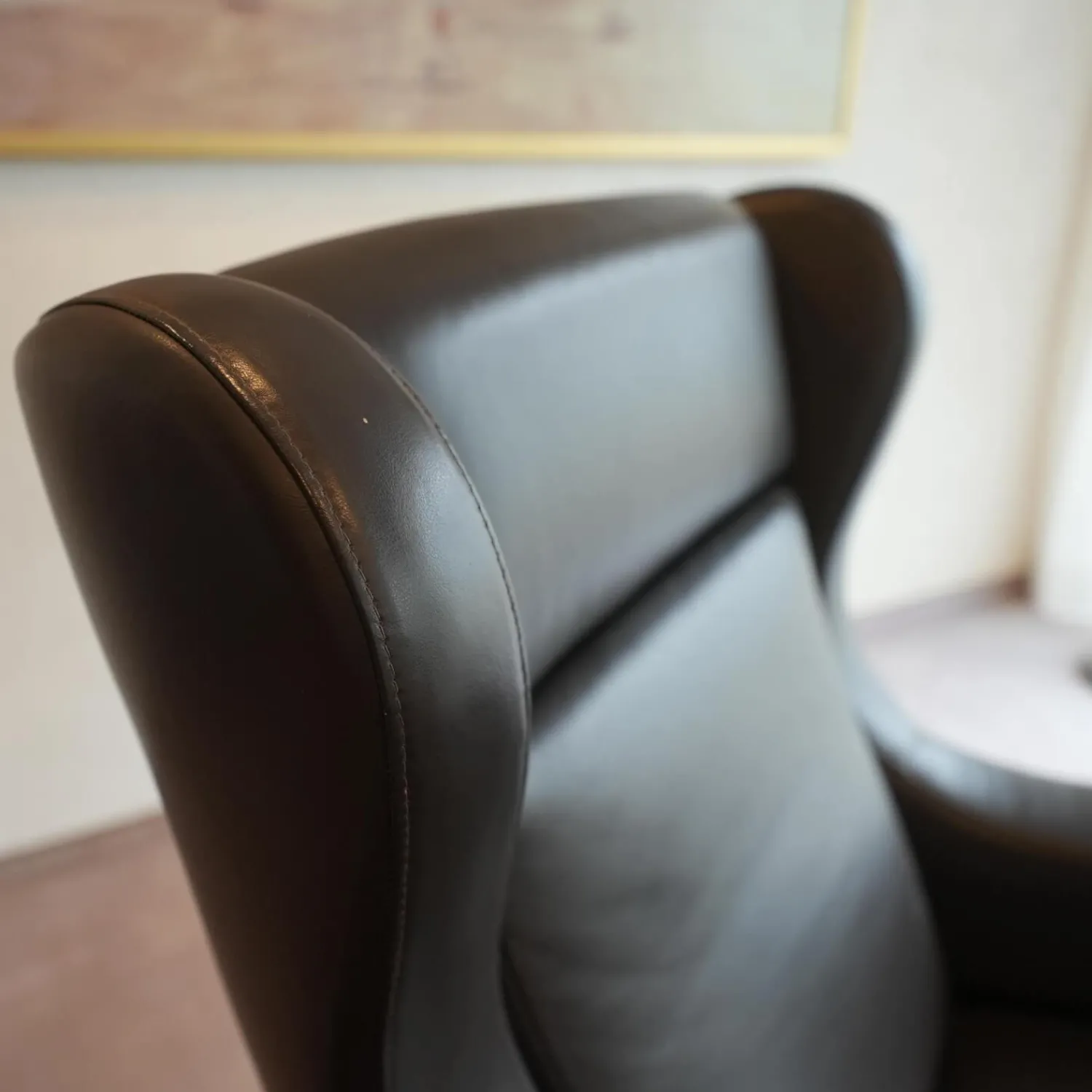 Frommholz Relaxsessel|Funktionssessel Mama Mia Mit Hocker Leder Soft Grip 228 Dunkelbraun