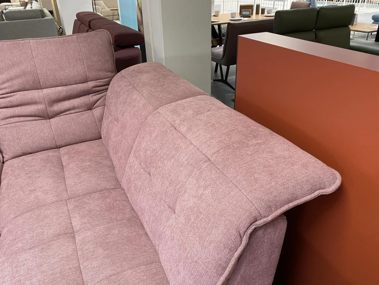 Poco Ecksofas|Funktionssofa Tokyo Stoff Amy Altrosa Mit Wall Free Relax-Funktion Und Weiteren Verstellungen