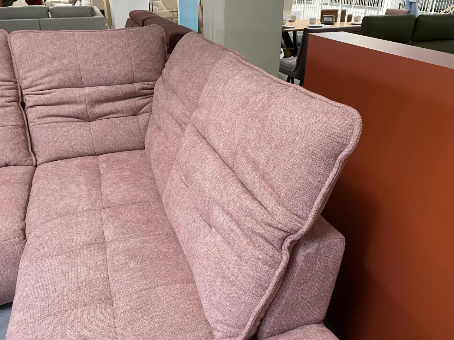 Poco Ecksofas|Funktionssofa Tokyo Stoff Amy Altrosa Mit Wall Free Relax-Funktion Und Weiteren Verstellungen