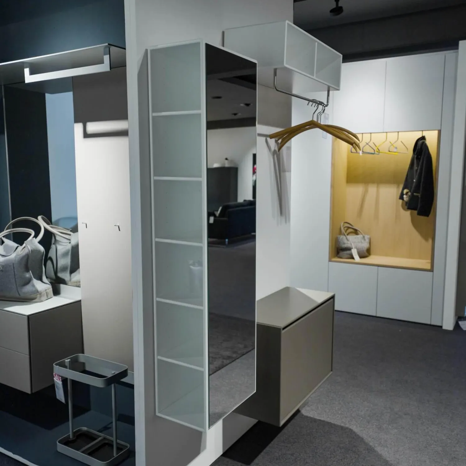 Montana Garderoben|Garderobe Farbe New White Und Coffee Inklusive Spiegel